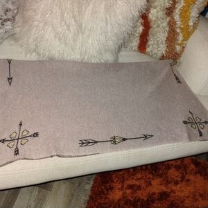 BCBGeneration Rose Smoke Triangle Bohemian Scarf